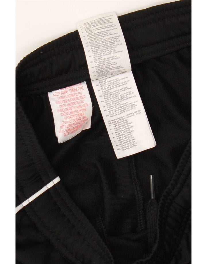 Adidas meninos calças de treino joggers 13-14 anos preto poliéster
