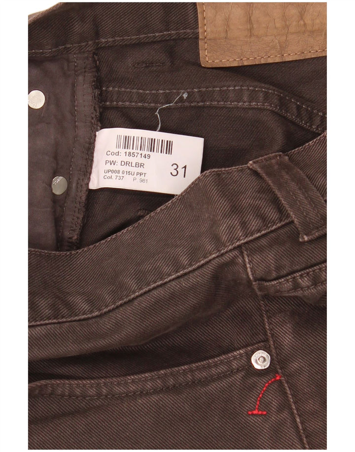 Dondup Mens Slim Jeans W31 L34 Marrom Algodão