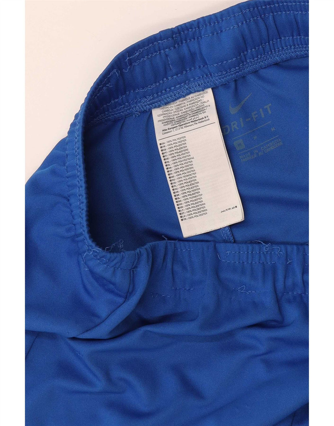 Nike Mens Dri Fit Sport Shorts Médio Azul Poliéster