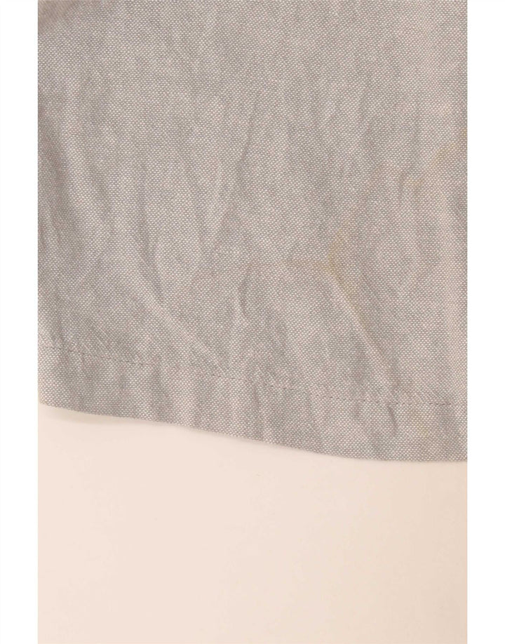 Zara Mens Chino Shorts EU 38 Pequeno W30 Cinza Linho