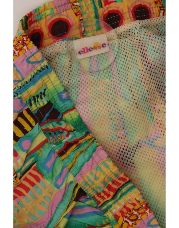 Shorts de natação masculino Ellesse com padrão abstrato IT 50 XL multicolorido