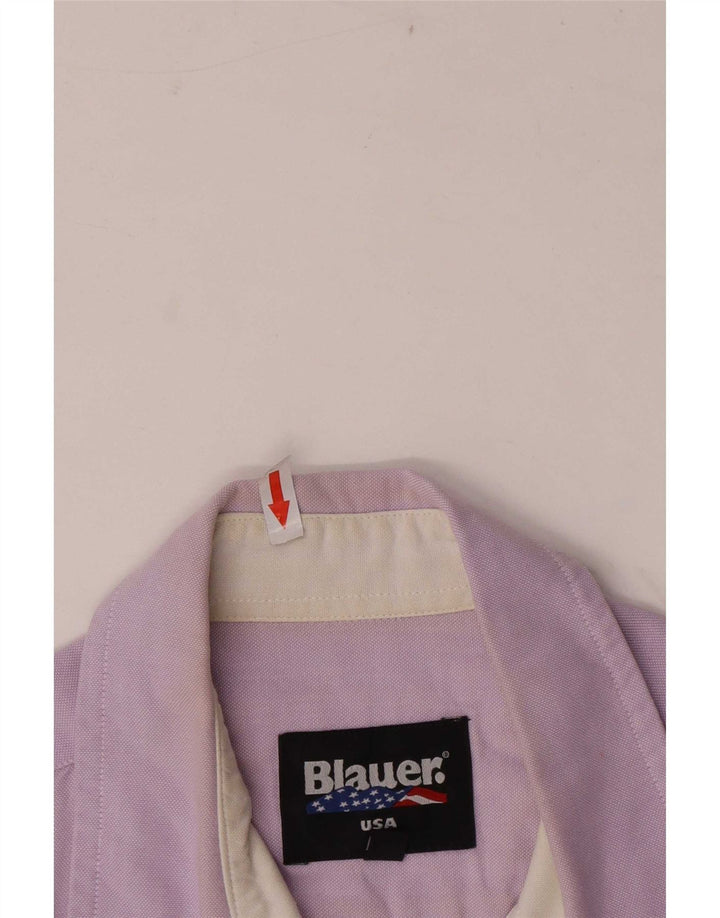 Camisa masculina Blauer gráfica de manga curta XL algodão roxo