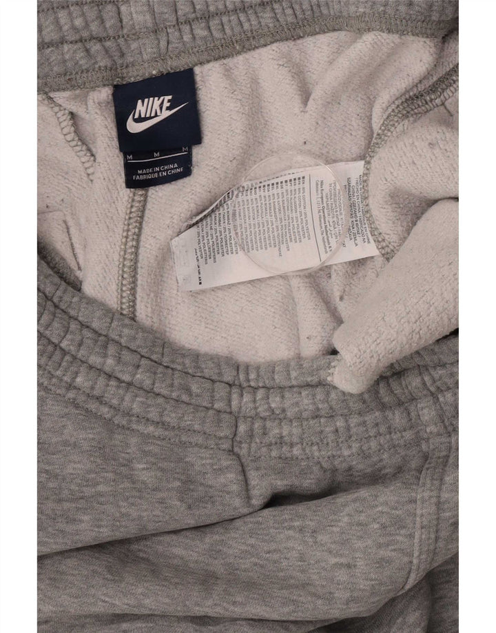 Calça de treino masculina Nike joggers cinza médio algodão manchado