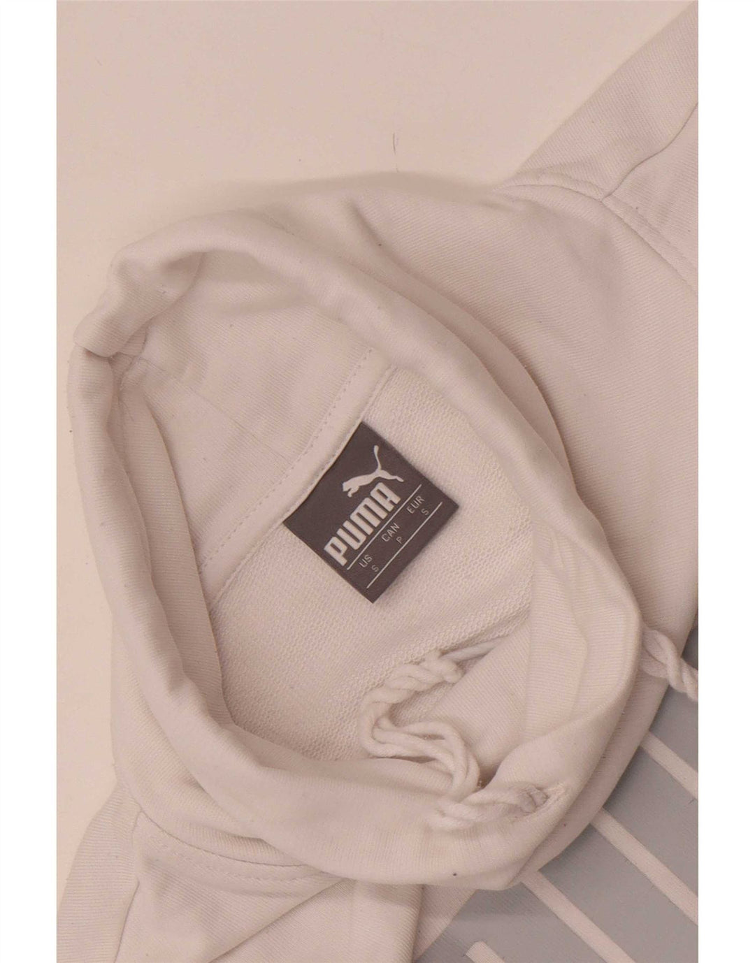 Puma feminino gráfico moletom jumper UK 10 pequeno cinza colorblock