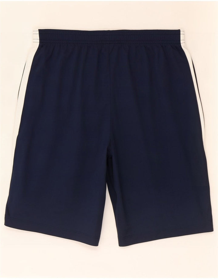 Shorts esportivos masculinos Nike Dri Fit médio azul marinho colorblock