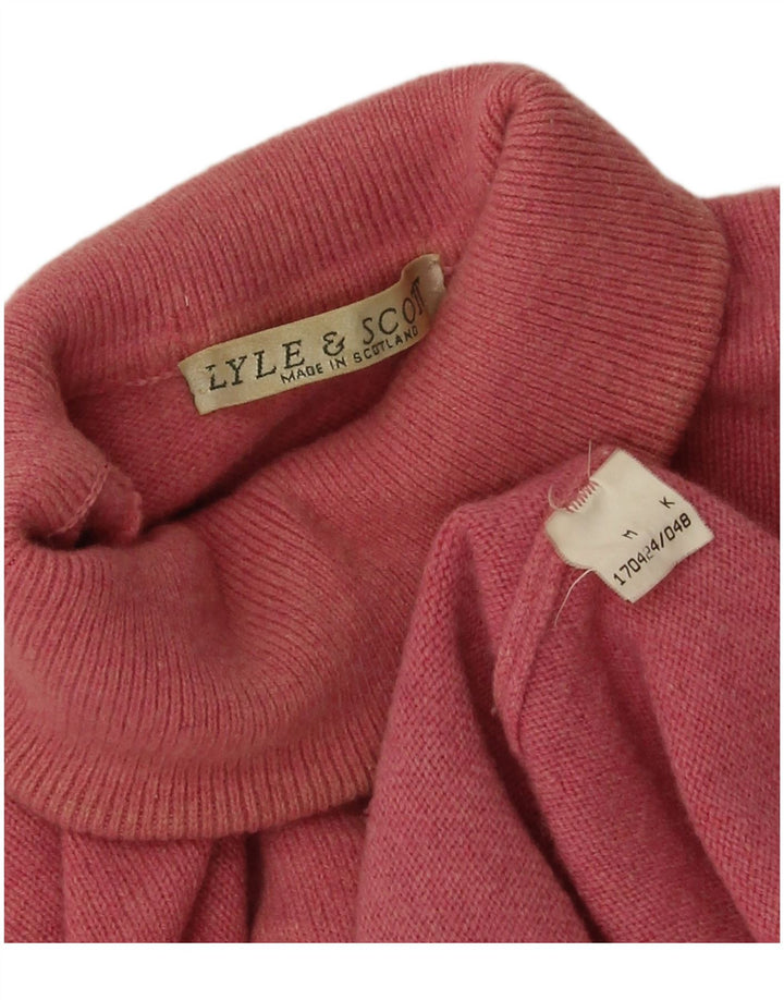 Suéter feminino Lyle & Scott com gola redonda Reino Unido 14 rosa médio
