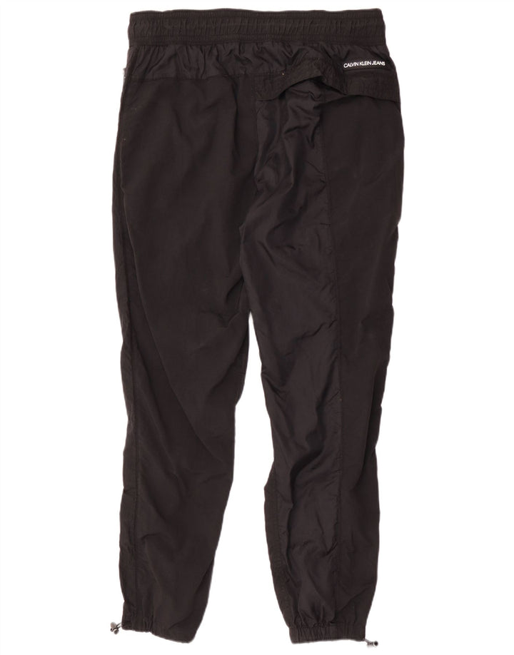 Calvin Klein Calça de treino masculina Joggers grande poliamida preta