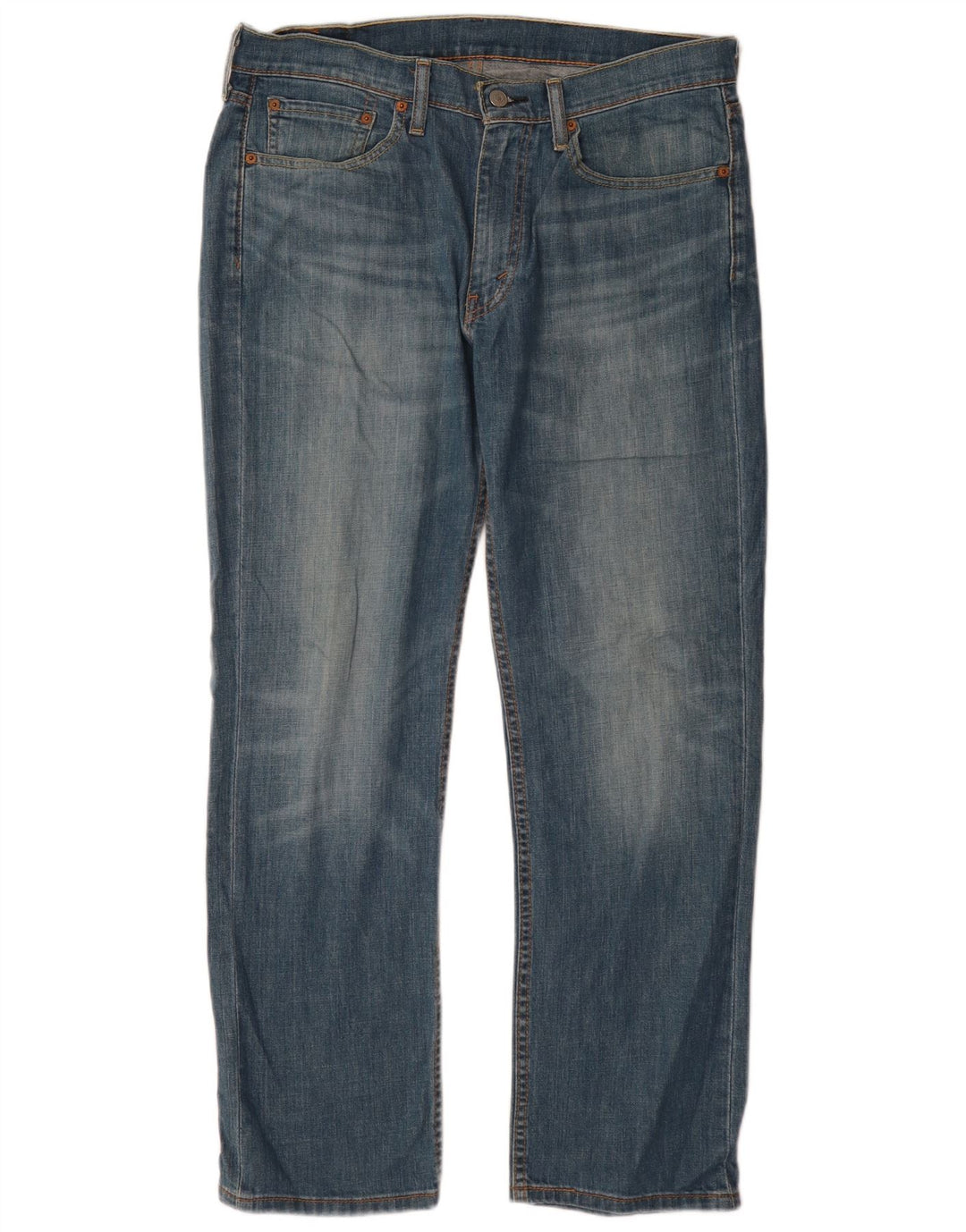 Levi's Masculino 514 Straight Jeans W32 L30 Azul Algodão