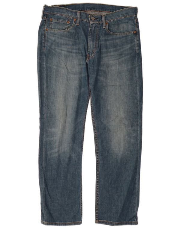 Levi's Masculino 514 Straight Jeans W32 L30 Azul Algodão