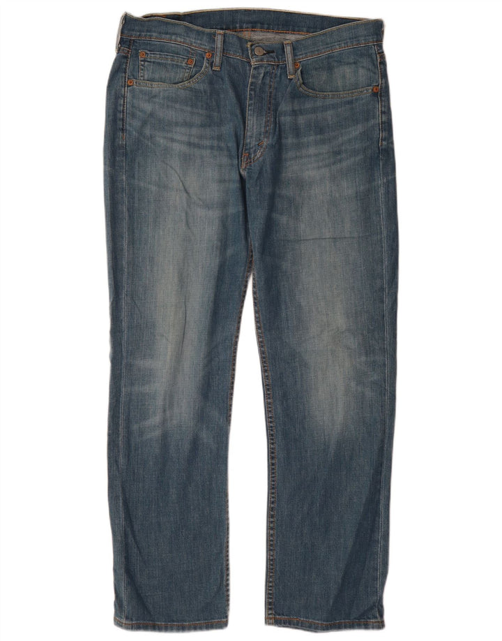 Levi's Masculino 514 Straight Jeans W32 L30 Azul Algodão