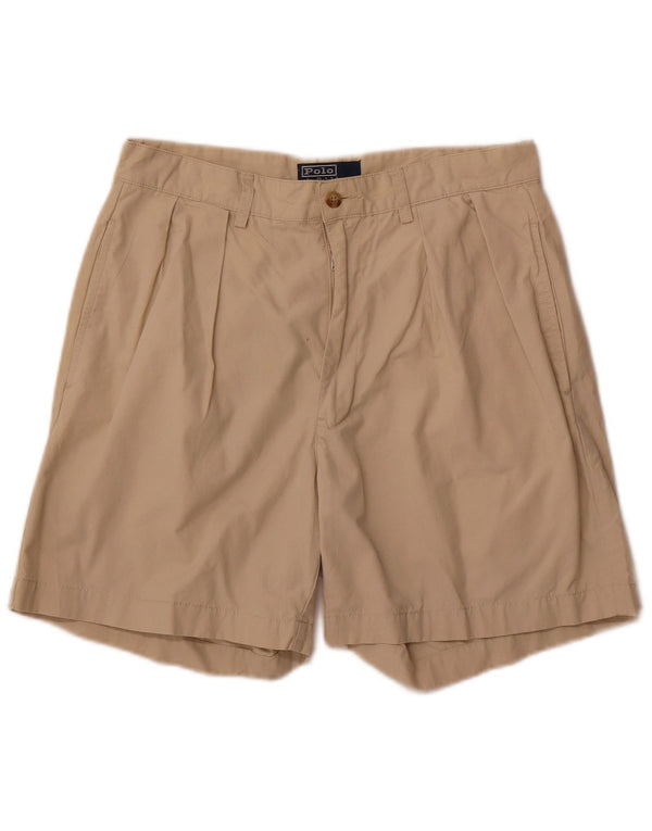 Polo Ralph Lauren Masculino Pegged Chino Shorts W32 Algodão Bege Médio