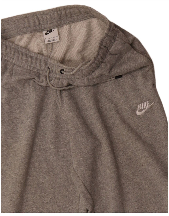 Calça de treino masculina Nike Joggers pequeno cinza manchado de algodão