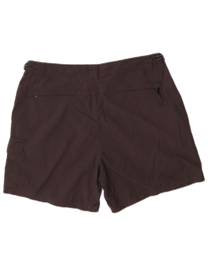 Shorts cargo feminino COLUMBIA EUA 12 grande W32 preto nylon