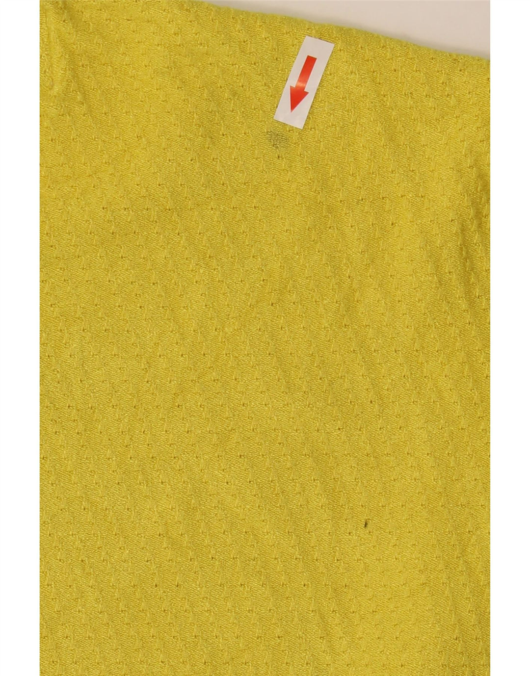 Suéter feminino Zara com gola redonda, Reino Unido 12 Médio Amarelo