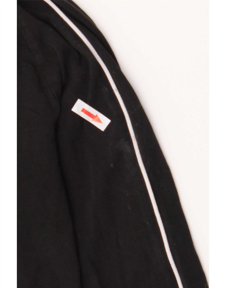 Puma Crop Top Feminino Manga Longa UK 10 Pequeno Preto