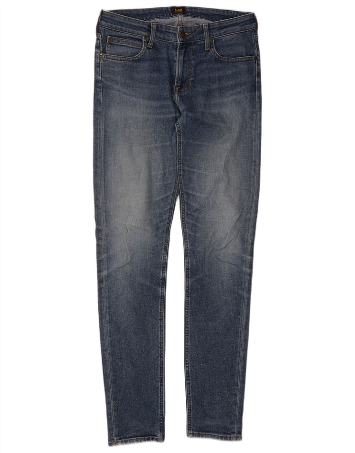 Lee Womens Malone Skinny Jeans W30 L32 Azul Algodão