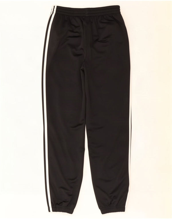 Adidas Boys Tracksuit Trousers Joggers 13-14 Years Black Polyester