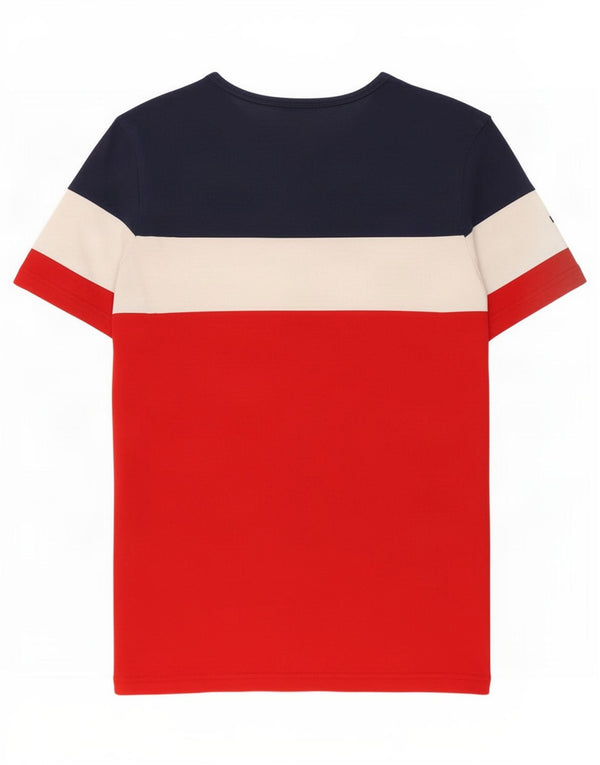 Camiseta masculina Ellesse Top XL algodão colorblock multicolorido
