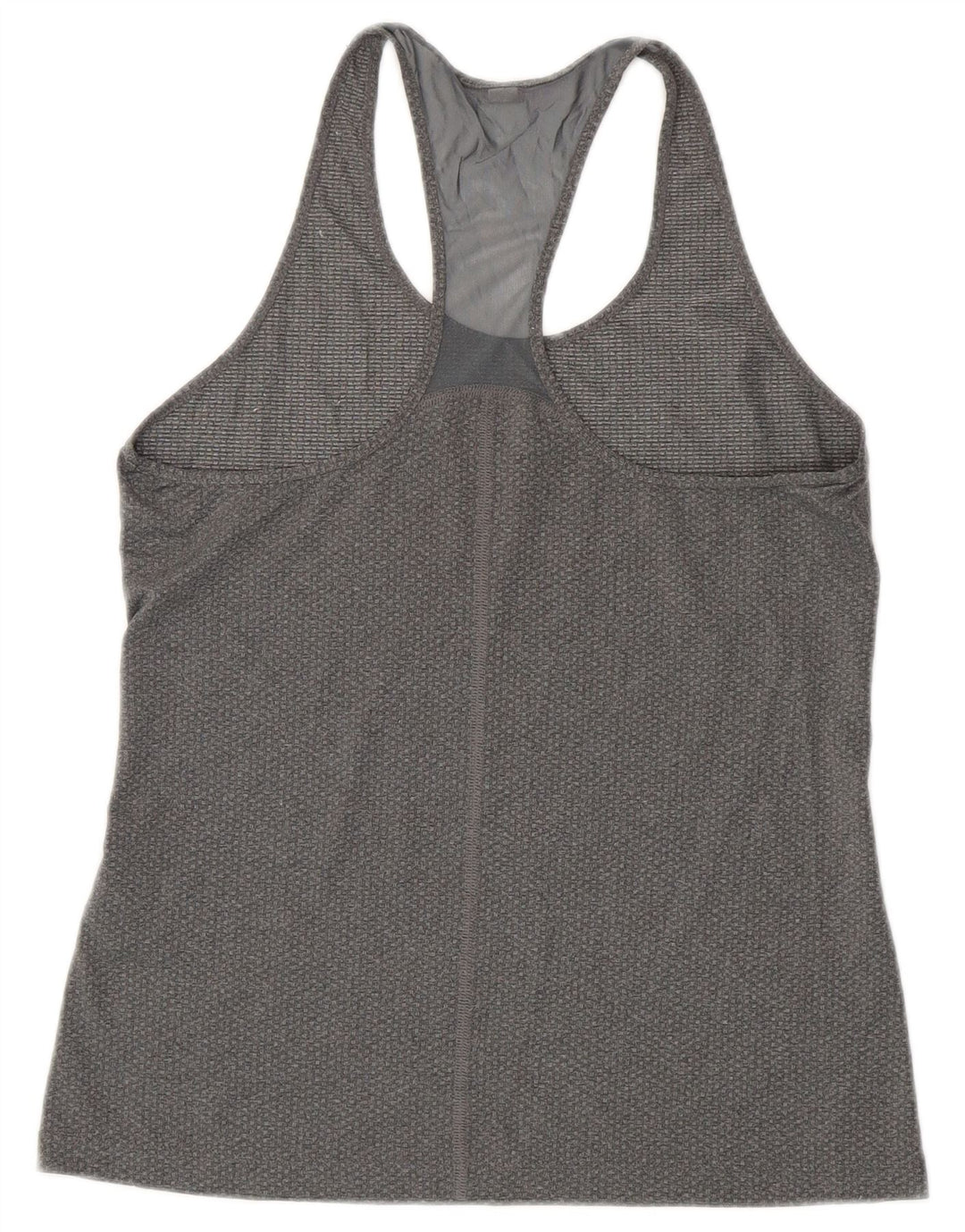 Under Armour Womens Heat Gear Vest Top UK 12 poliéster cinza médio