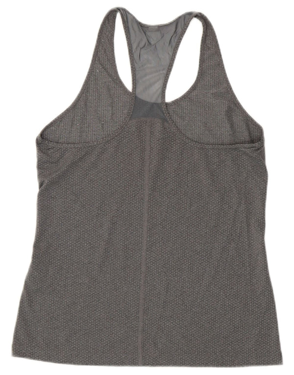 Under Armour Womens Heat Gear Vest Top UK 12 poliéster cinza médio