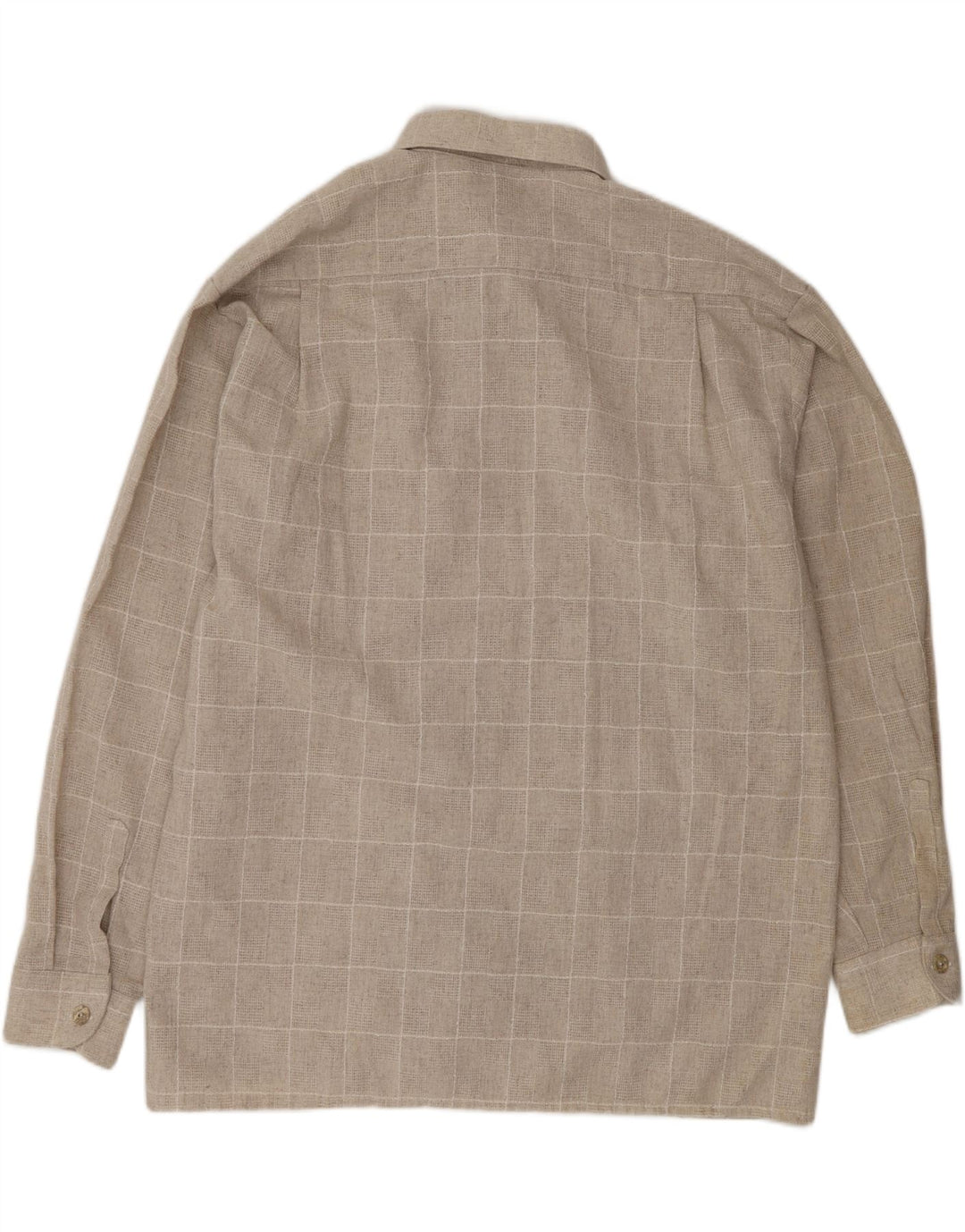 Camisa masculina VINTAGE 2XL xadrez bege