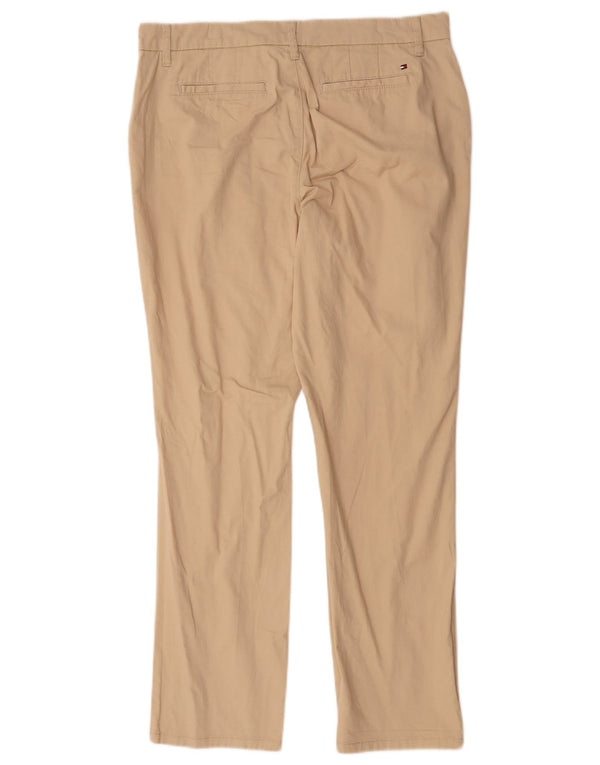 Calça Chino Feminina Tommy Hilfiger US 10 Grande W34 L29 Algodão Bege