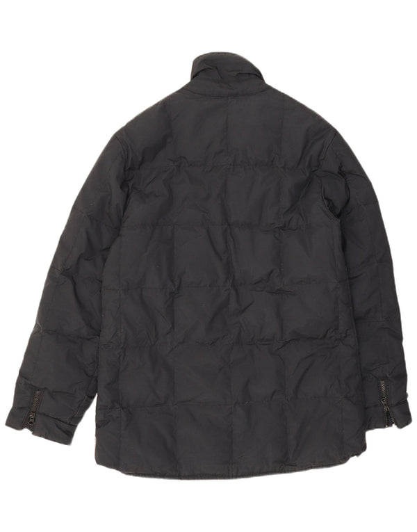 Jaqueta acolchoada masculina Armani Jeans UK 42 XL poliamida preta