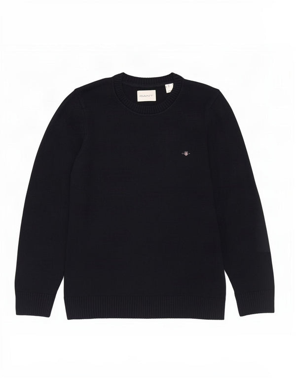 Suéter masculino Gant com gola redonda XL algodão azul marinho