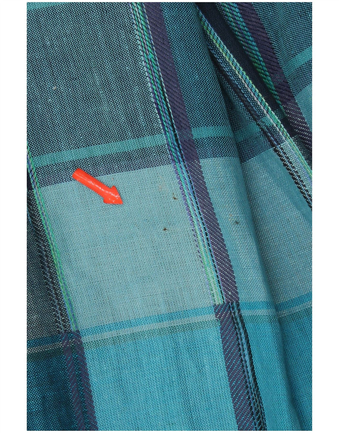 Jaqueta blazer vintage feminina com 2 botões Reino Unido 18 XL azul xadrez viscose