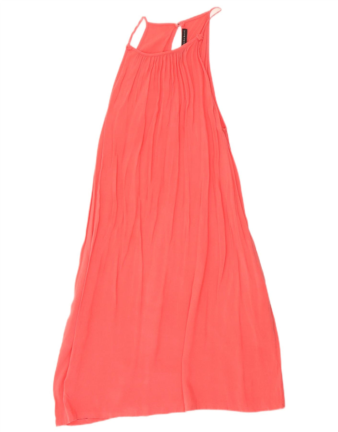 Vestido Halter Feminino Zara Reino Unido 14 Grande Rosa