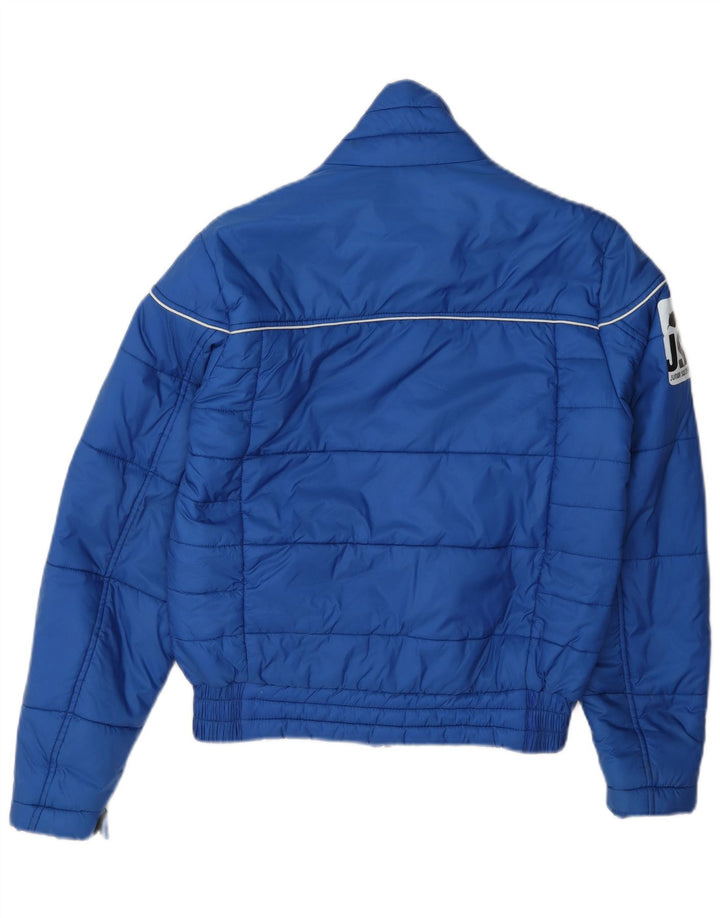 Jaqueta Diadora Boys Graphic acolchoada 9-10 anos grande azul poliéster