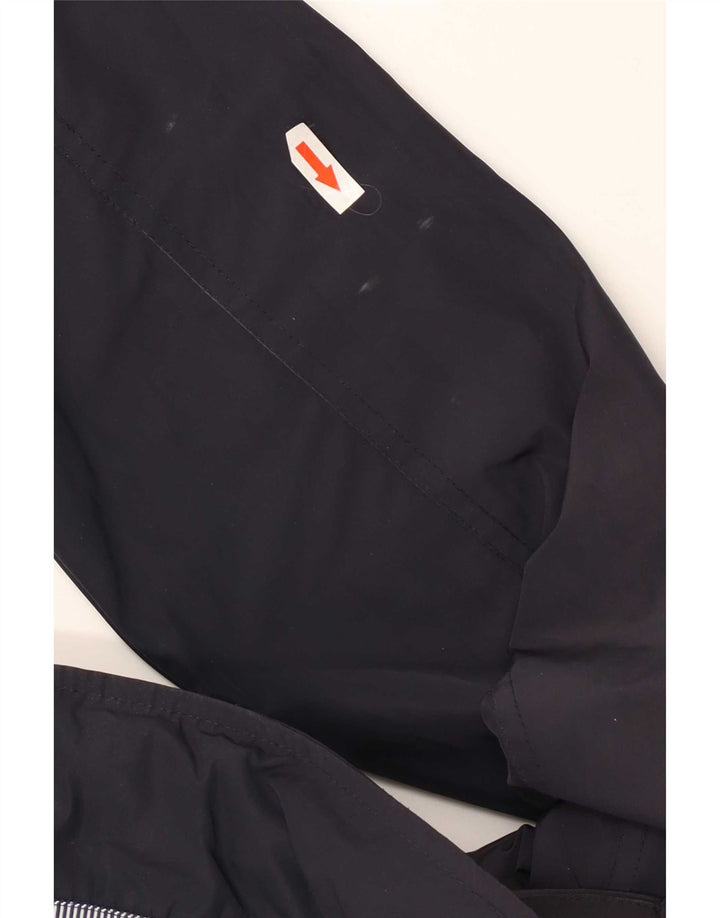 Murphy & Nye Jaqueta militar feminina com capuz IT 46 Grande poliéster azul marinho