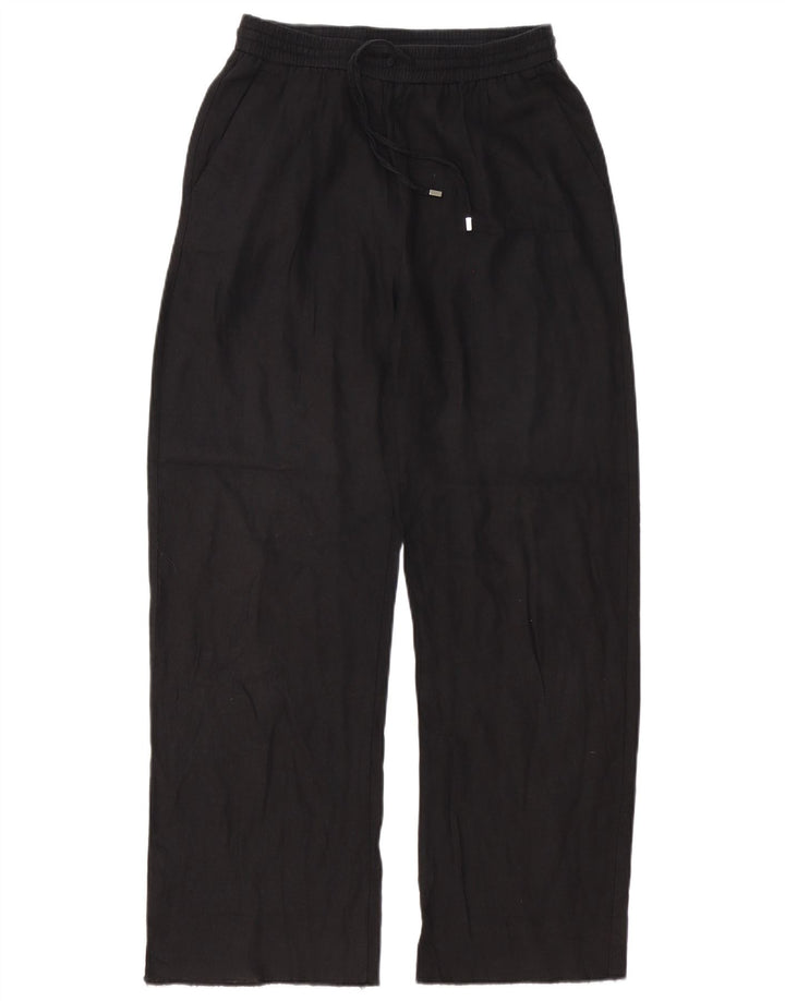 Calça de treino feminina Zara UK 12 médio preto