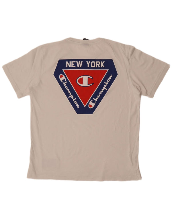 Camiseta masculina Champion New York Graphic Top XL branca