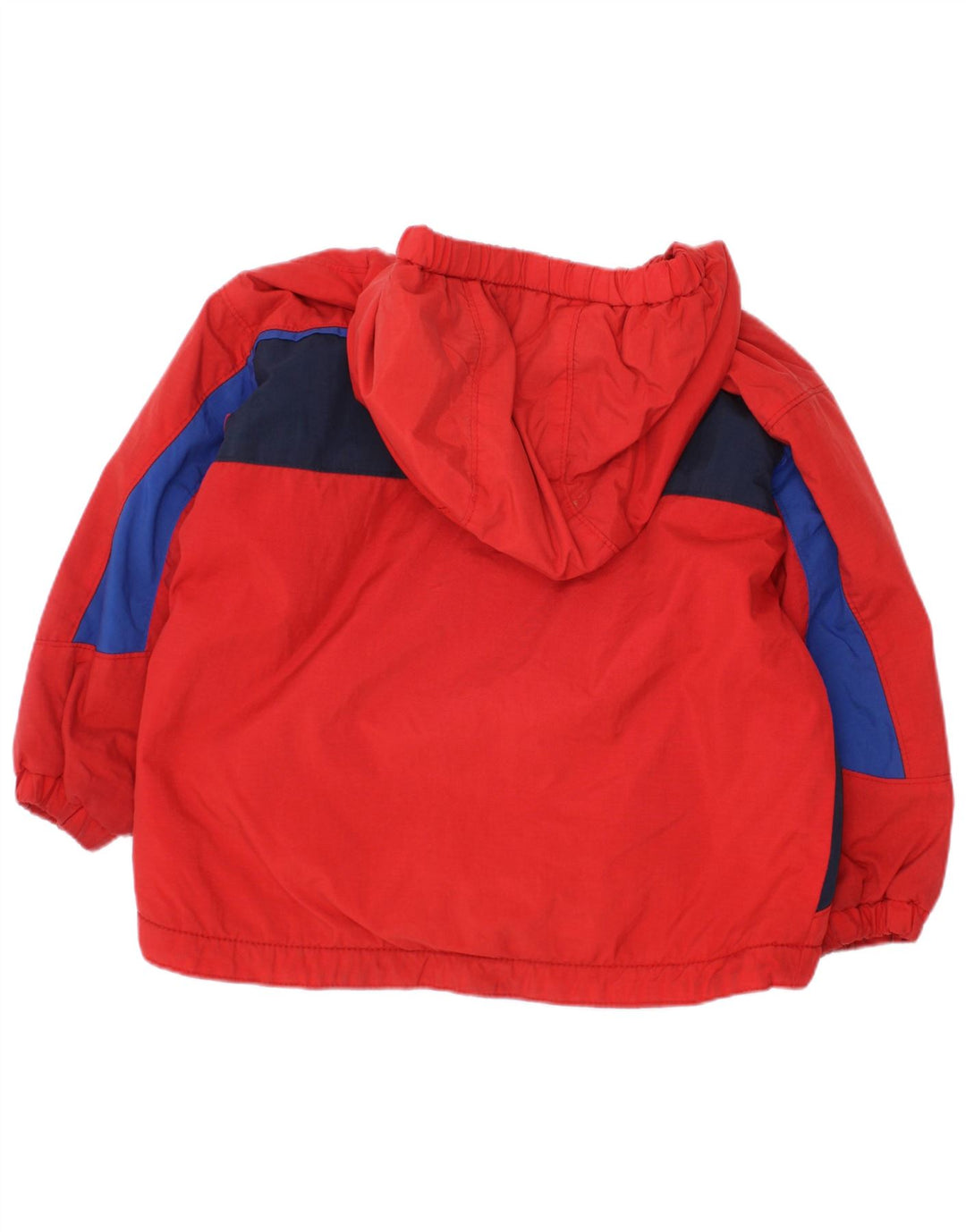 Jaqueta corta-vento com capuz para meninos COLUMBIA 2-3 anos vermelho colorblock