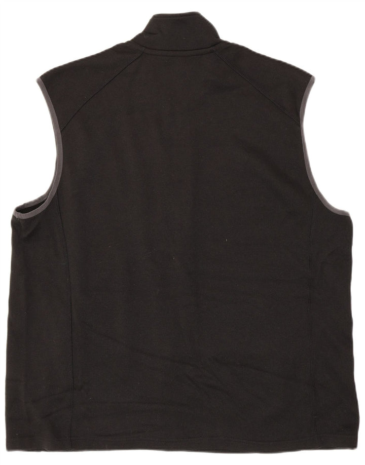 Jaqueta masculina sem mangas EDDIE BAUER de poliéster preto XL