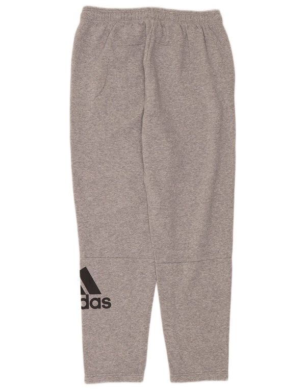 Calça Adidas Masculina Graphic Treino Grande Algodão Cinza