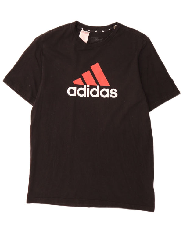 Camiseta Adidas Meninos Graphic 15-16 Anos Algodão Preto