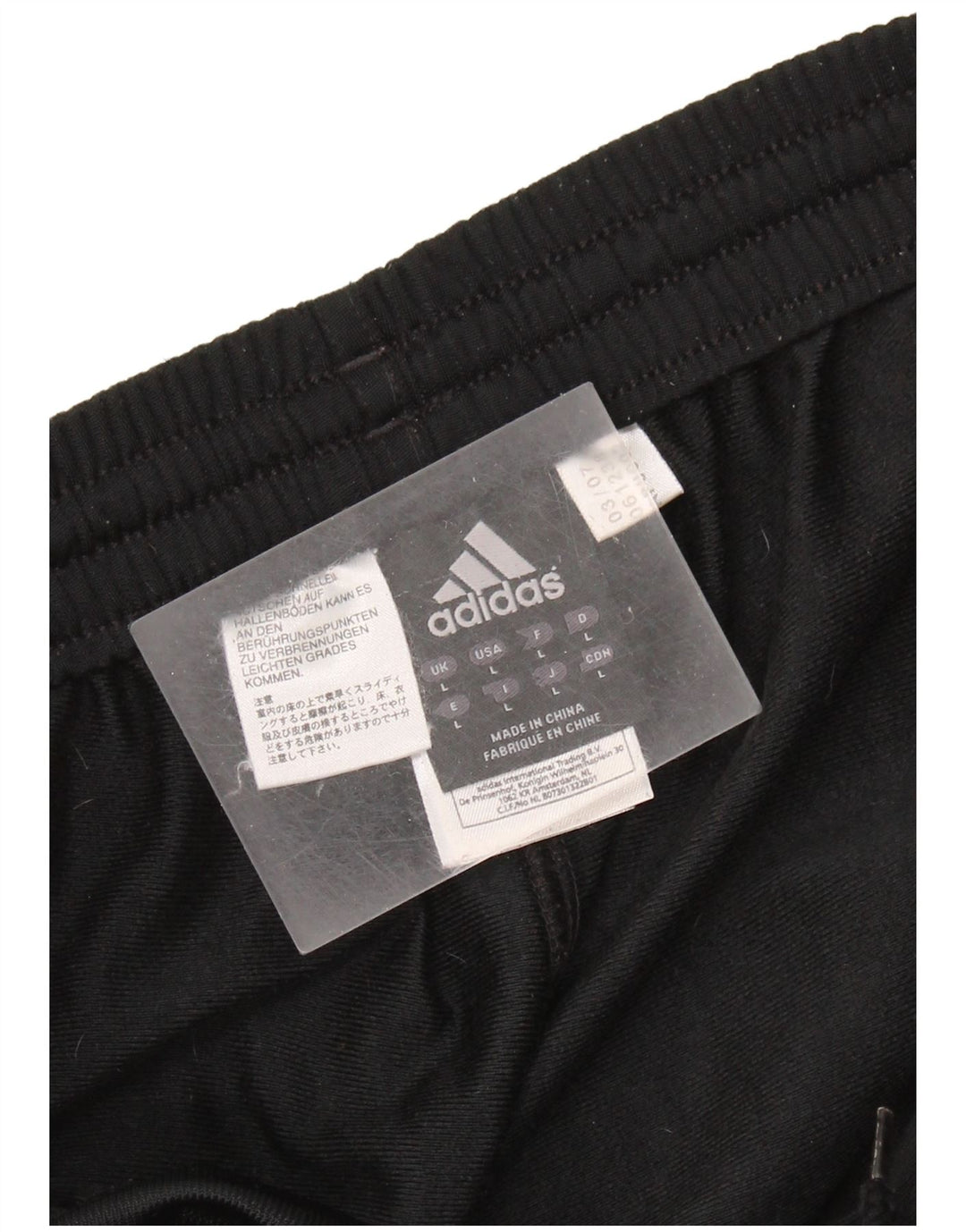Adidas Mens Treino Calças Joggers Grande Poliéster Preto