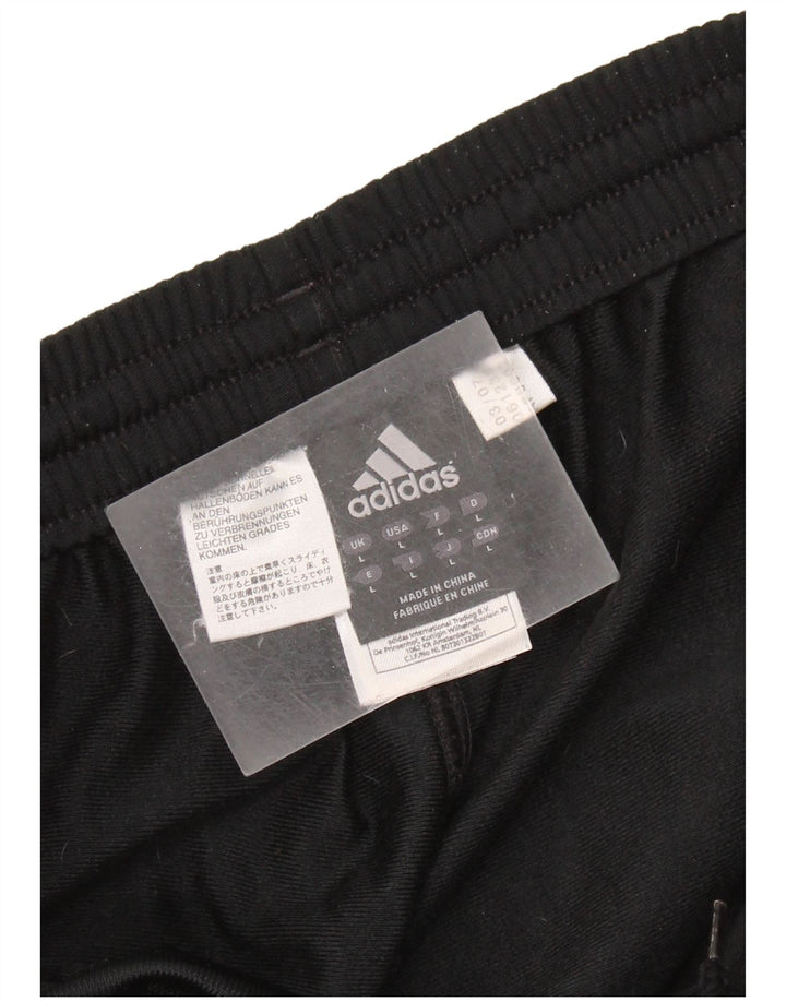 Adidas Mens Treino Calças Joggers Grande Poliéster Preto