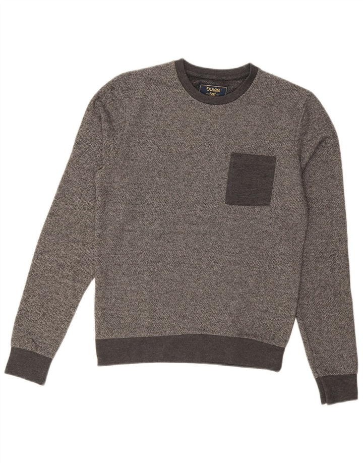 Jules moletom masculino jumper pequeno algodão cinza