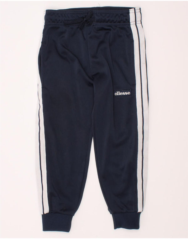 Ellesse Meninos Calças de treino Joggers 3-4 anos Azul marinho Colourblock