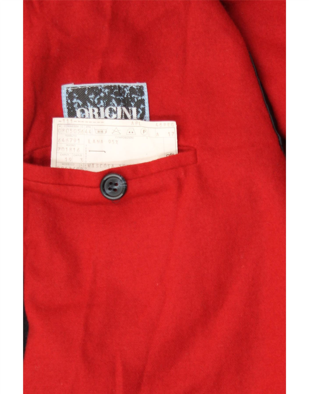 Casaco masculino vintage regular fit duplo breasted IT 46 pequeno lã azul marinho