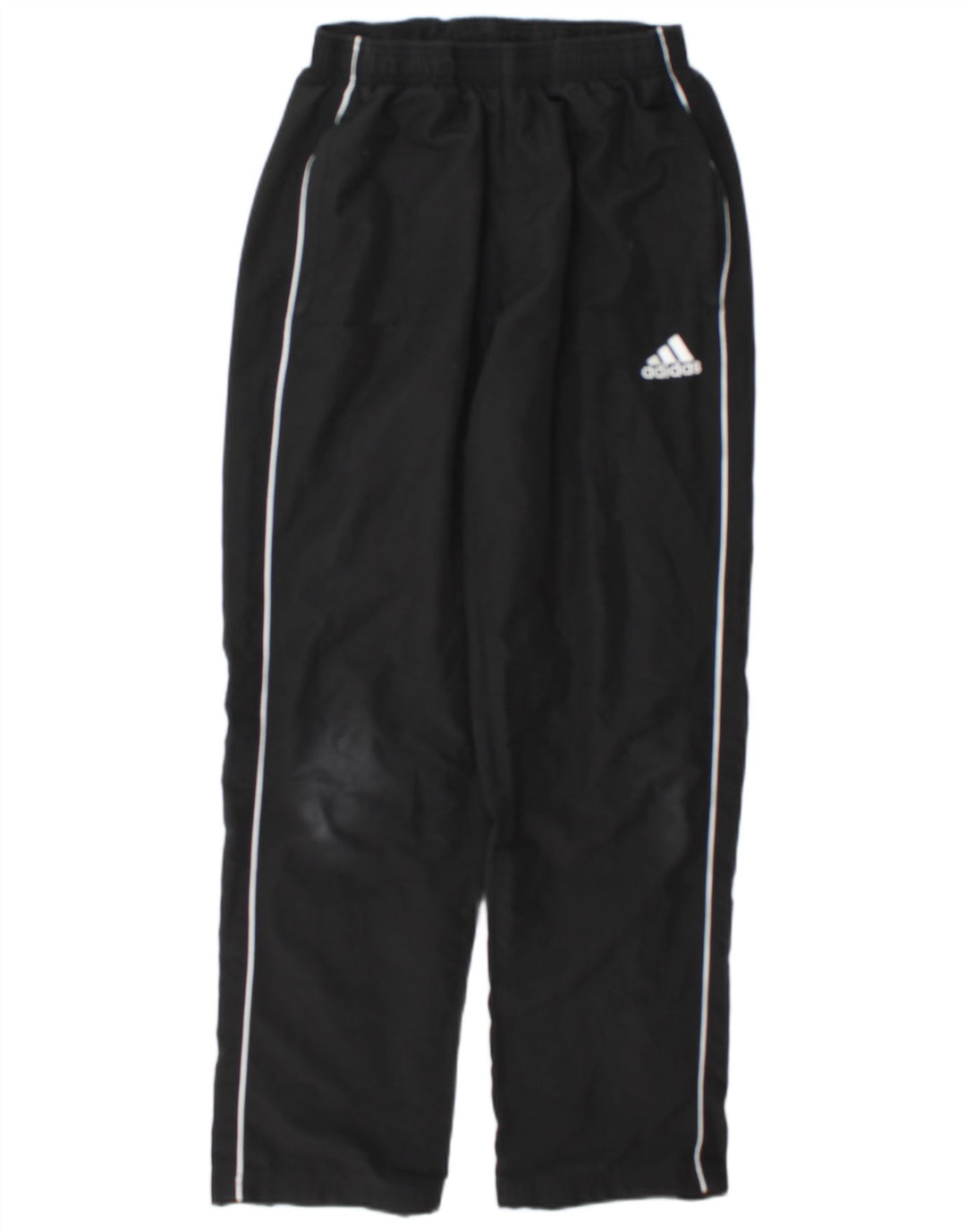 Calça de treino masculina Adidas médio preto colorblock poliéster