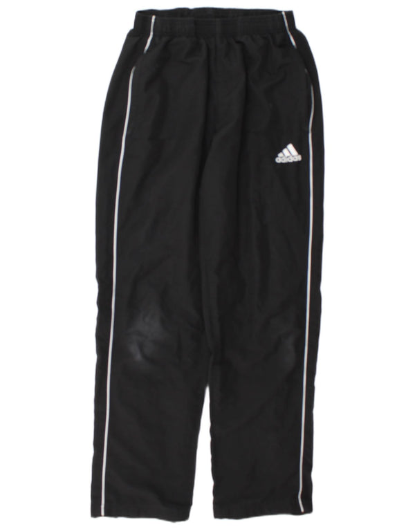 Calça de treino masculina Adidas médio preto colorblock poliéster