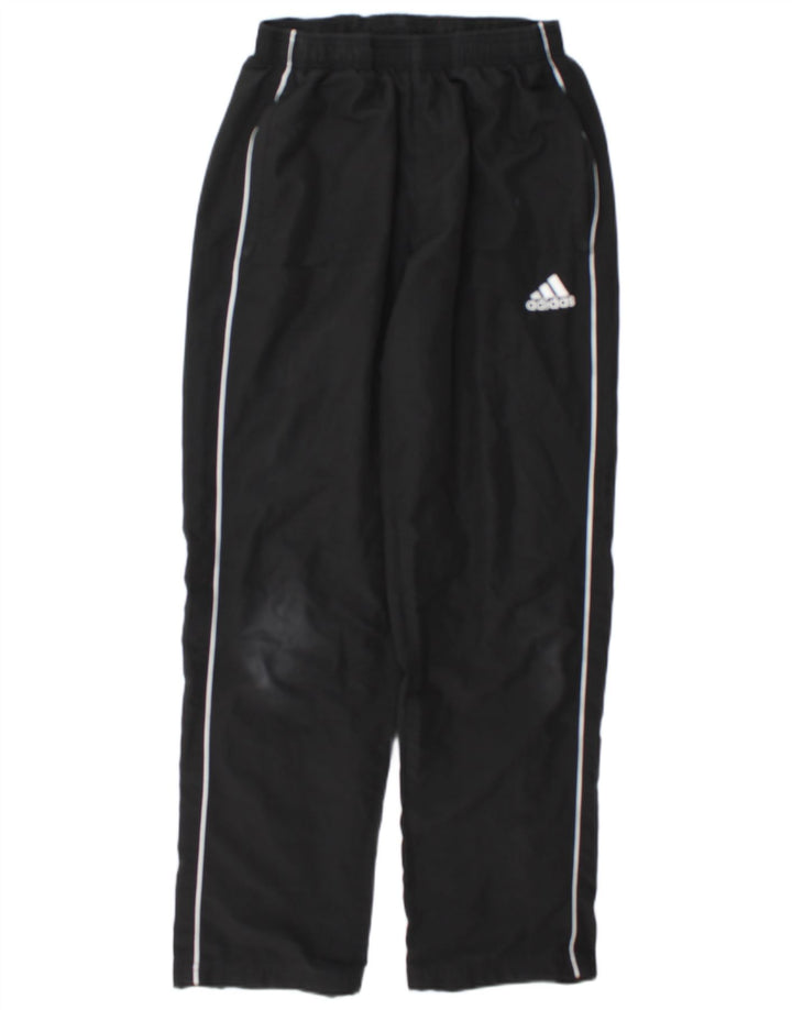 Calça de treino masculina Adidas médio preto colorblock poliéster
