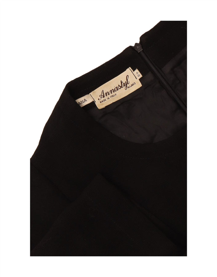 Vestido bainha feminino vintage IT 48 XL preto