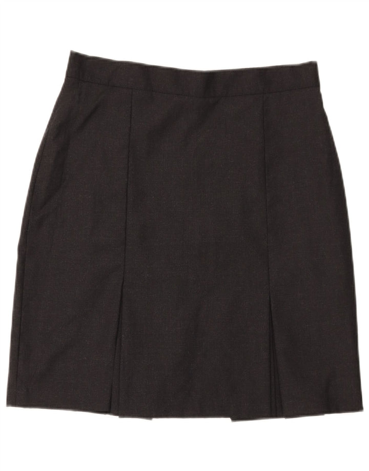 Saia lápis feminina SISLEY W32 grande lã preta