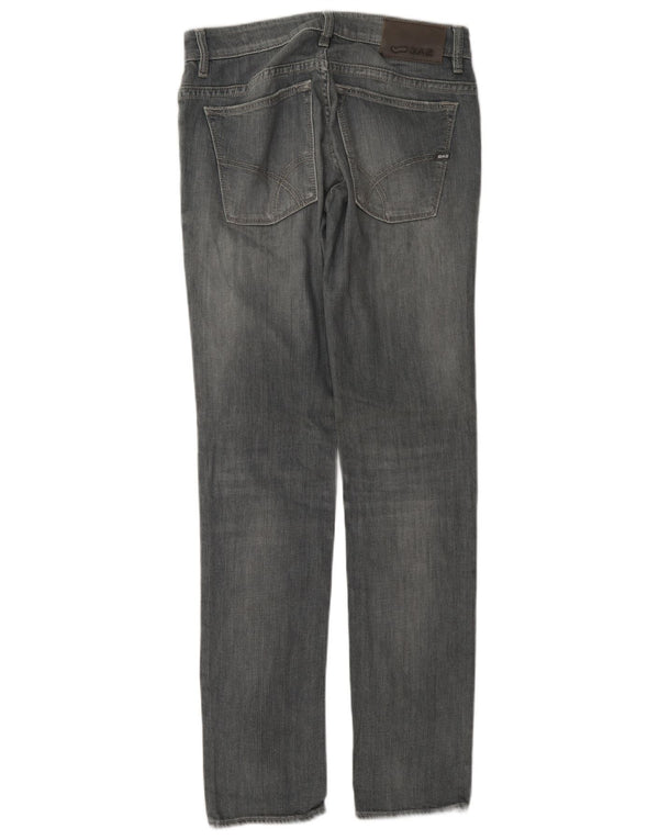 Gas Womens Slim Jeans W30 L34 Cinza Algodão