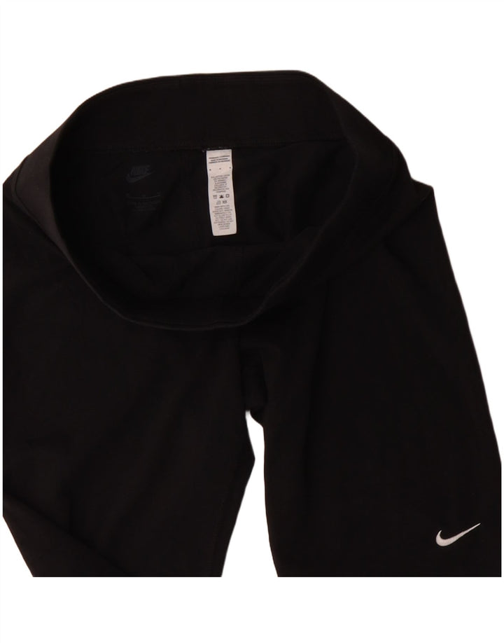 Shorts esportivos femininos Nike UK 12 médio algodão preto